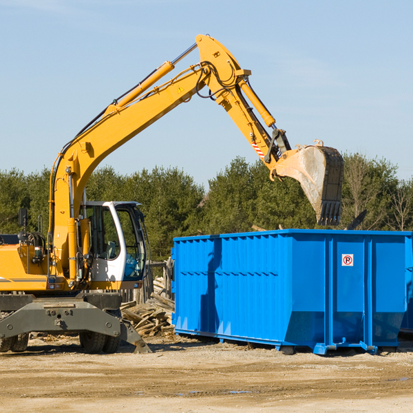 can i rent a residential dumpster for a construction project in B and E TX